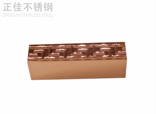 304华体会官方网页版方管玫瑰金花纹